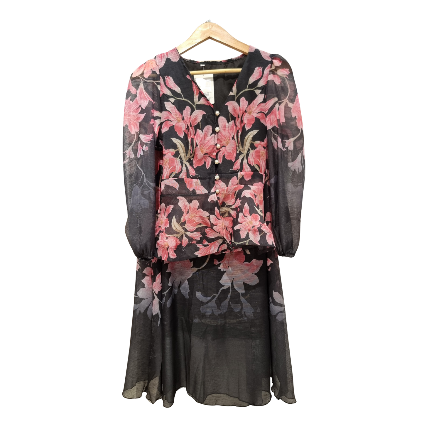 Floral Elegance Two-Piece Set U(0277)