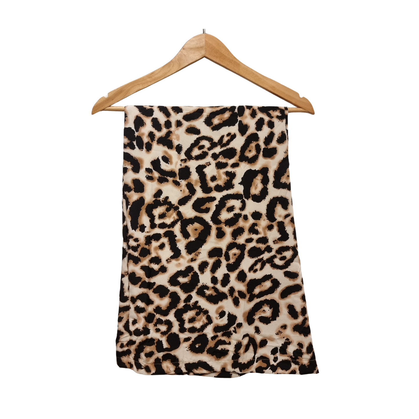 Wild Elegance Leopard Wide-Leg Pants (U0255)