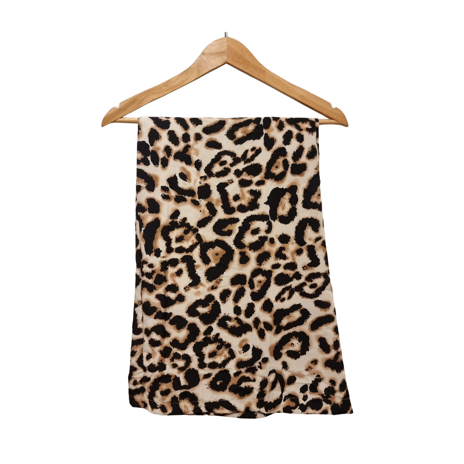 Wild Elegance Leopard Wide-Leg Pants (U0255)