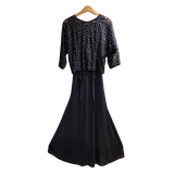 Elegance Lace Overlay Maxi Dress (U0253)