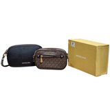 Michael Kors Jet Set 2-in-1 Pebbled Leather and Signature Logo Set