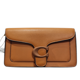 Coach Tabby Messenger Bag in Pink Pebble Leather with Tonal Hardware