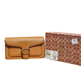 Coach Tabby Messenger Bag in Pink Pebble Leather with Tonal Hardware