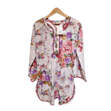 Floral Printed Kurta & Farshi Shalwar Set – Elegant Traditional Women’s Outfit U(0287)
