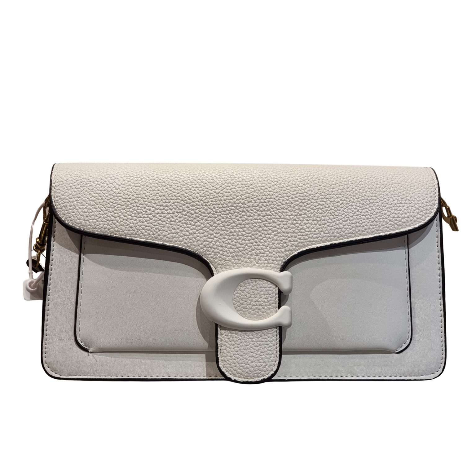 Coach Tabby Messenger Bag in Pink Pebble Leather with Tonal Hardware