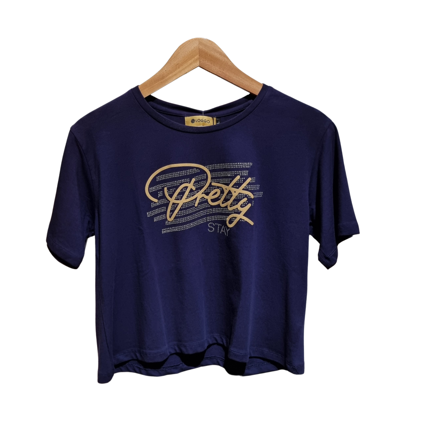 "Stay Pretty" Graphic Cropped Tee
