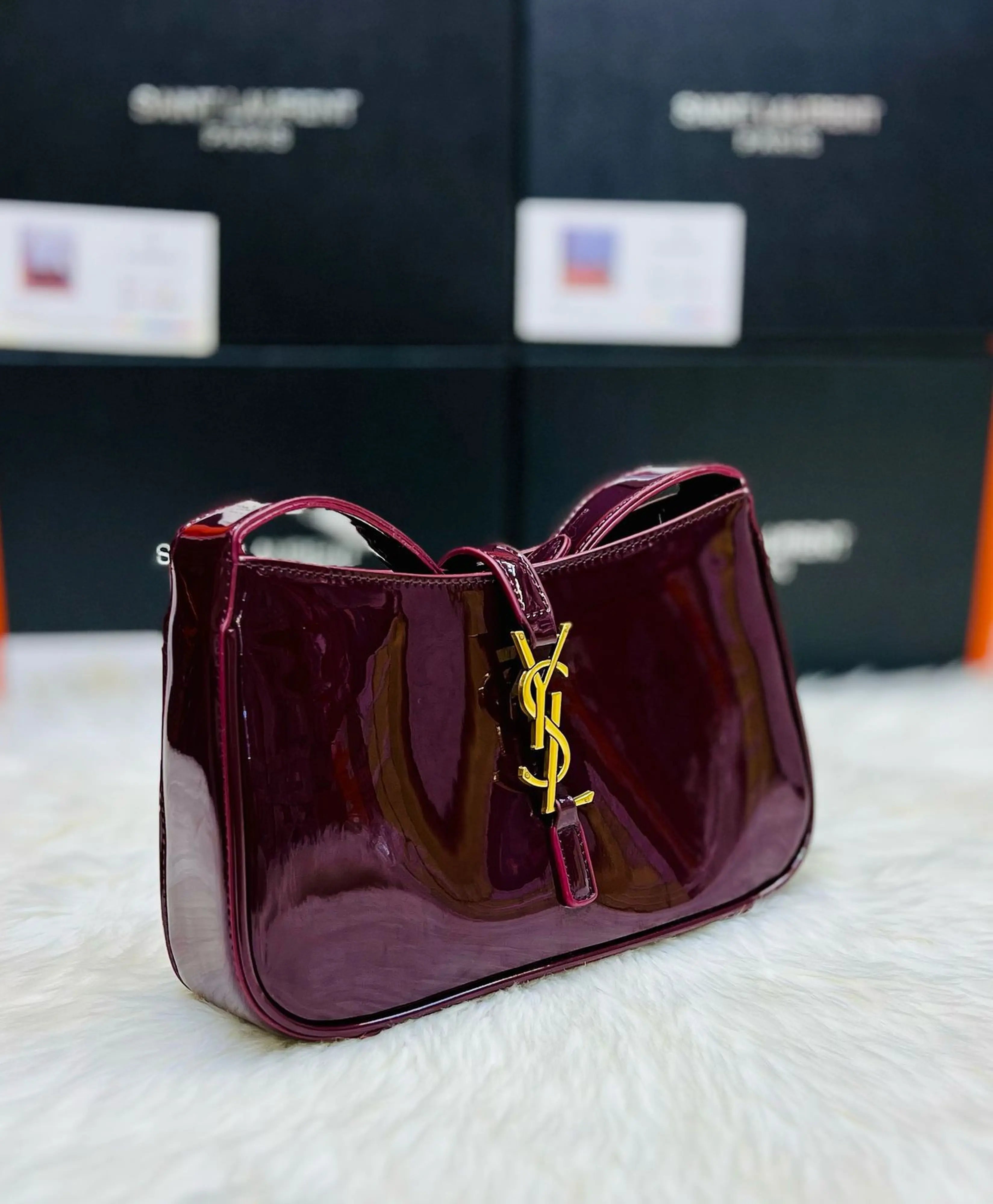 Ysl Red Patent Bag