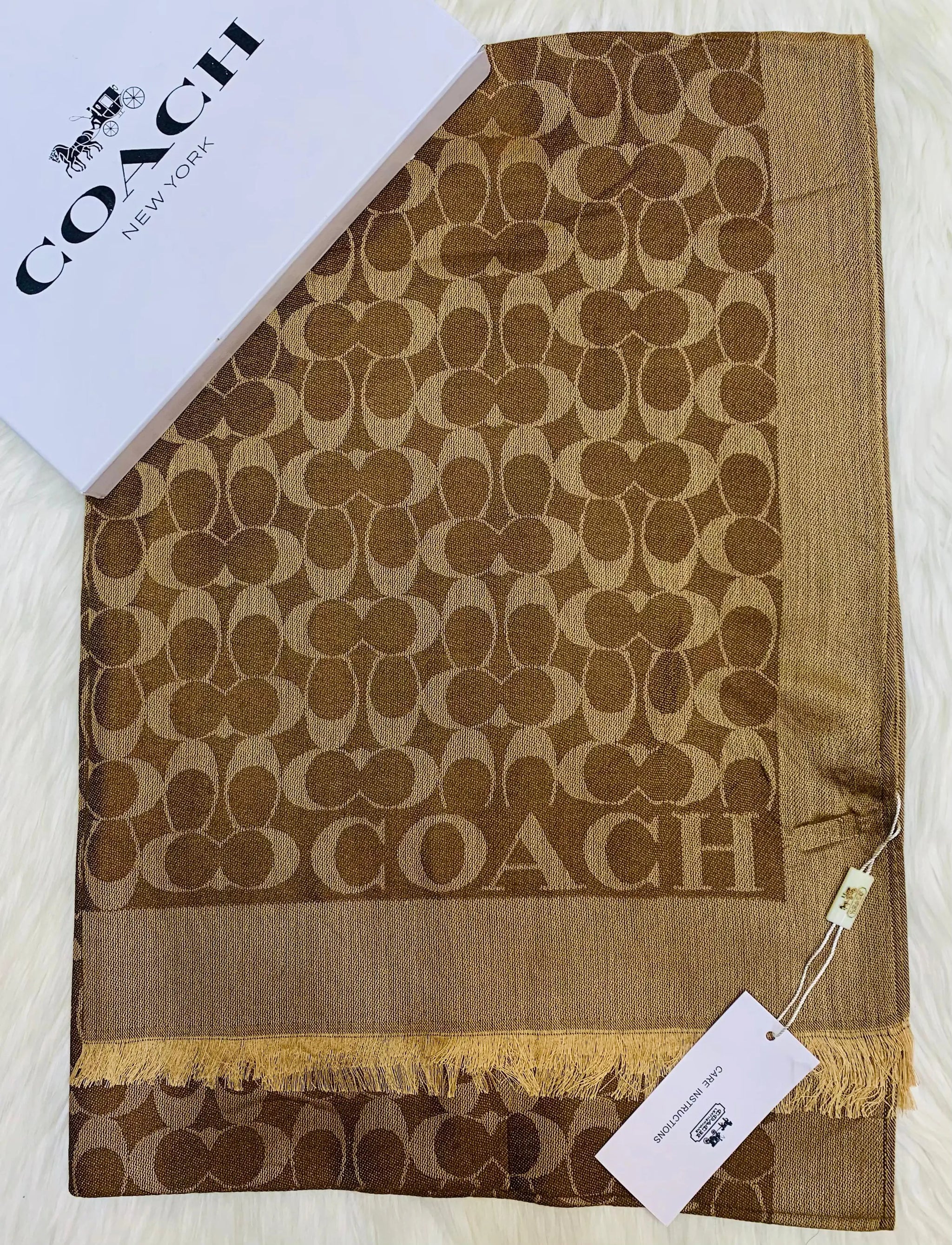 Coach  Brown Stoles