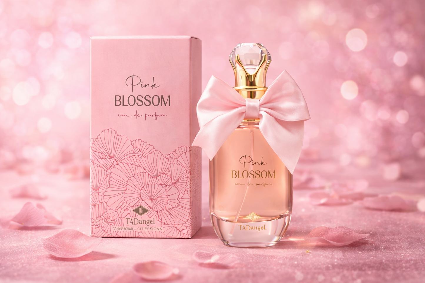 TADangel Pink Blossom Eau De Parfum – Elegant Floral Fragrance for Women | 100ml Luxury Perfume U(0117)